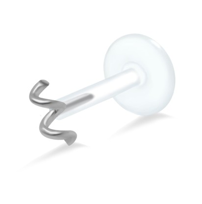 Spring Shaped Labrets Push-in LA-380